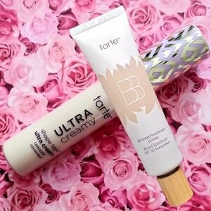 Tarte Ultra Creamy Shape Tape Concealer, BB Cream Tinted Primer/SPF